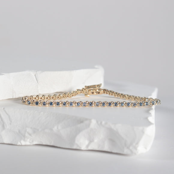 Yogo + Montana Sapphire Bracelets