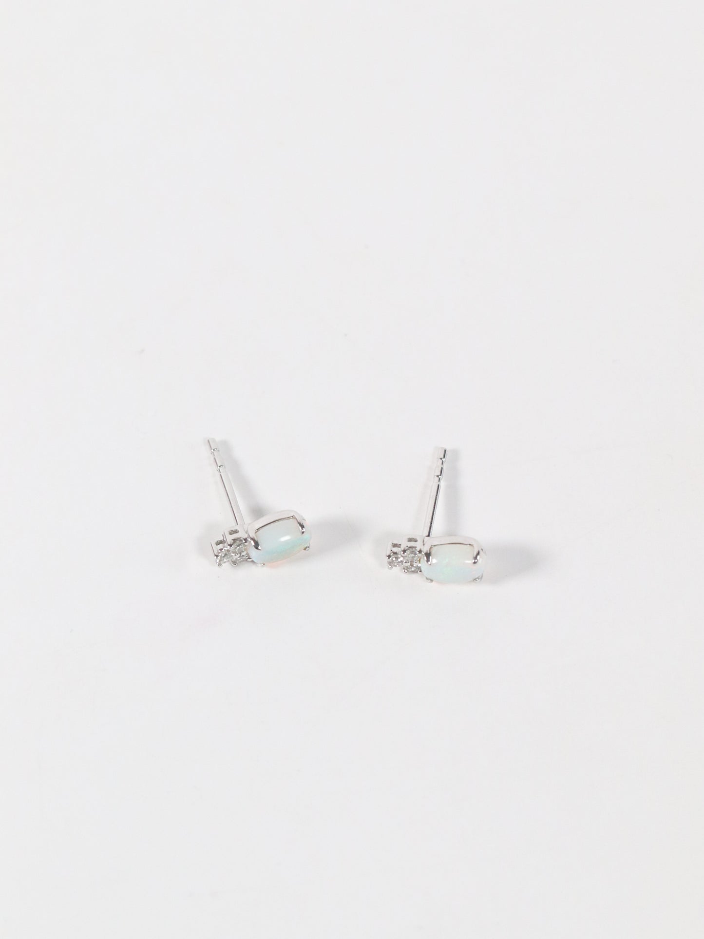 Oval Opal Studs