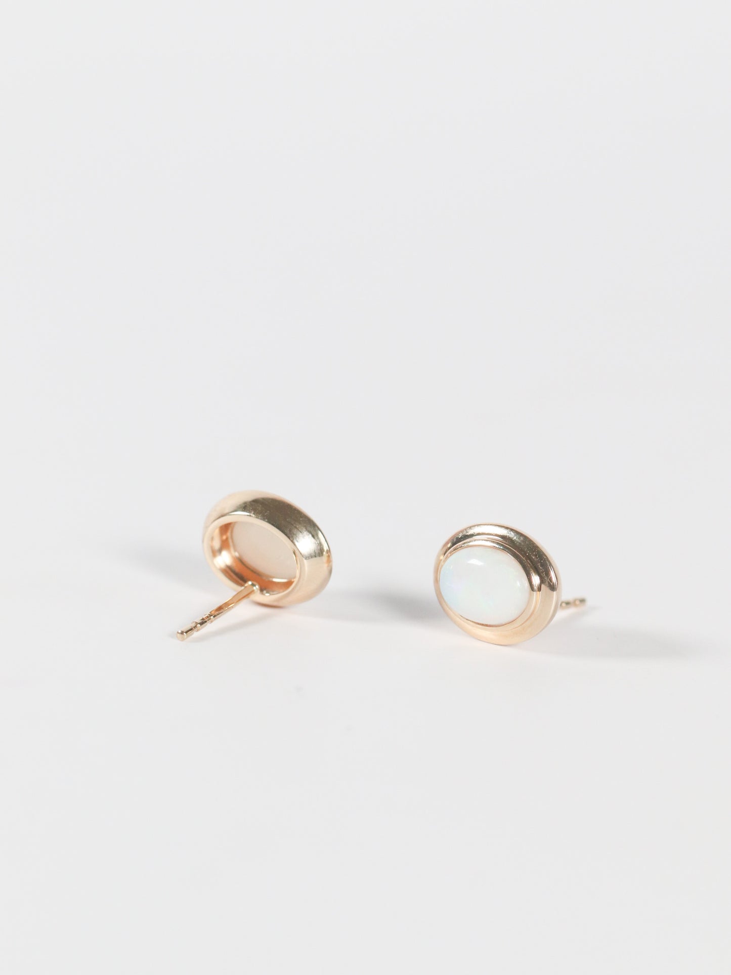 Oval Opal Studs