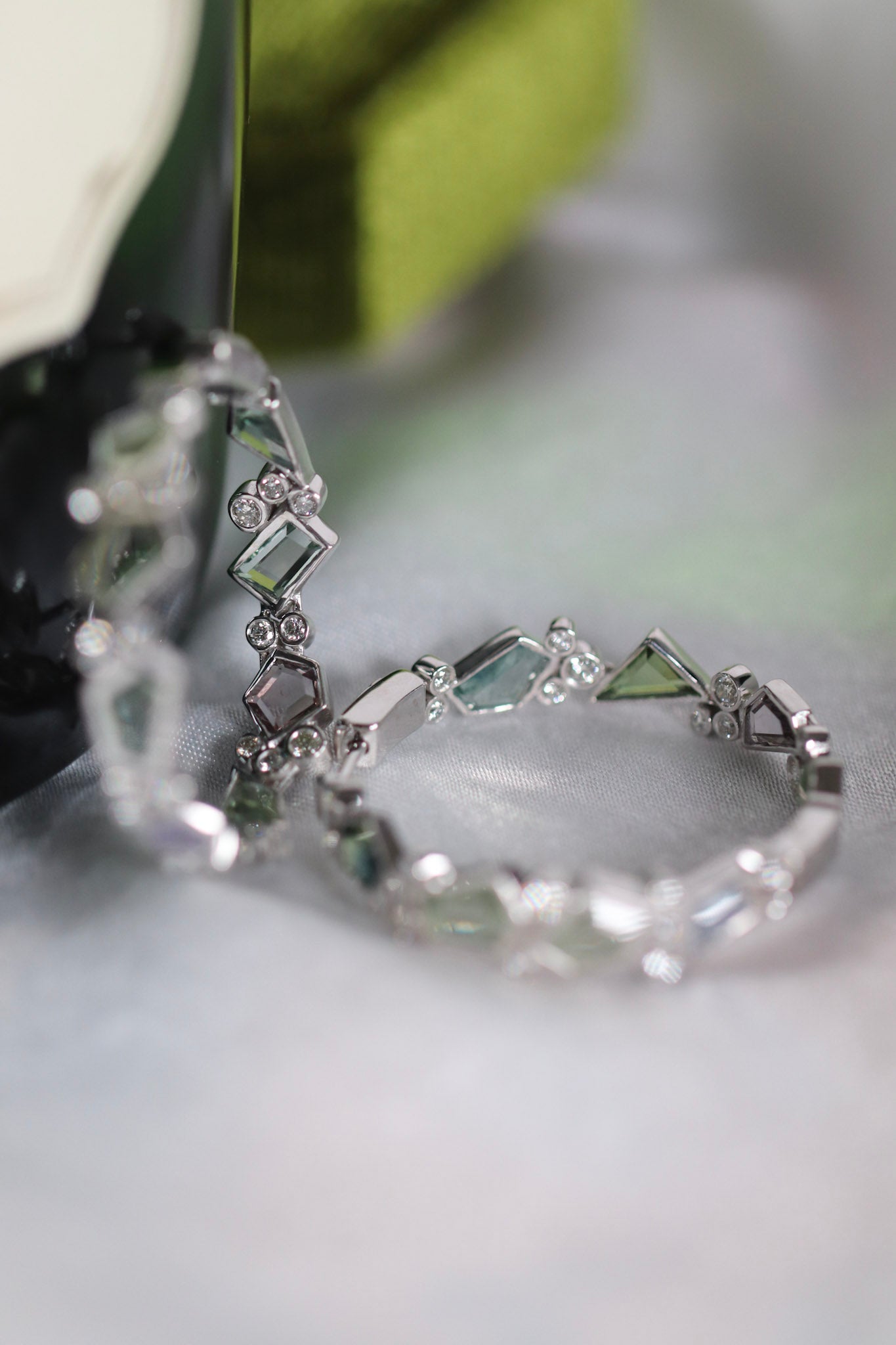 Stained Glass Hoops- KE Design Prisma Collection