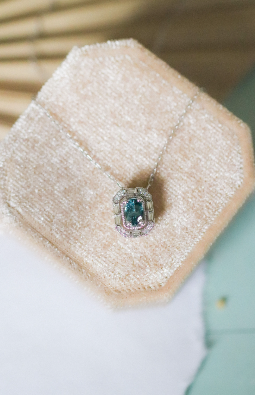 'Verena' - Montana Sapphire Necklace
