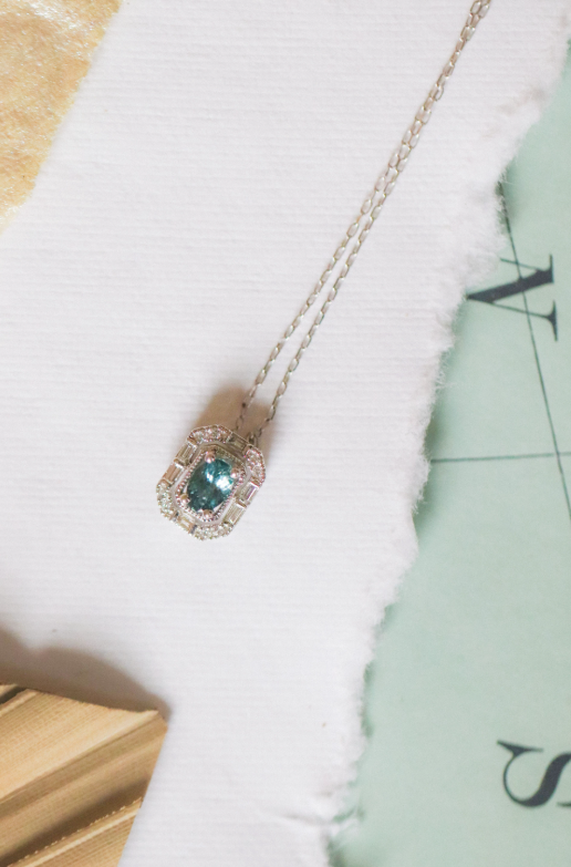 'Verena' - Montana Sapphire Necklace
