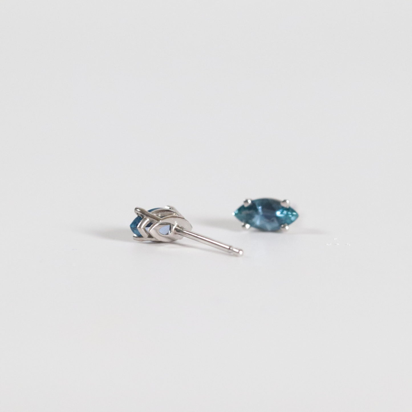 Marquise Yogo Sapphire Studs