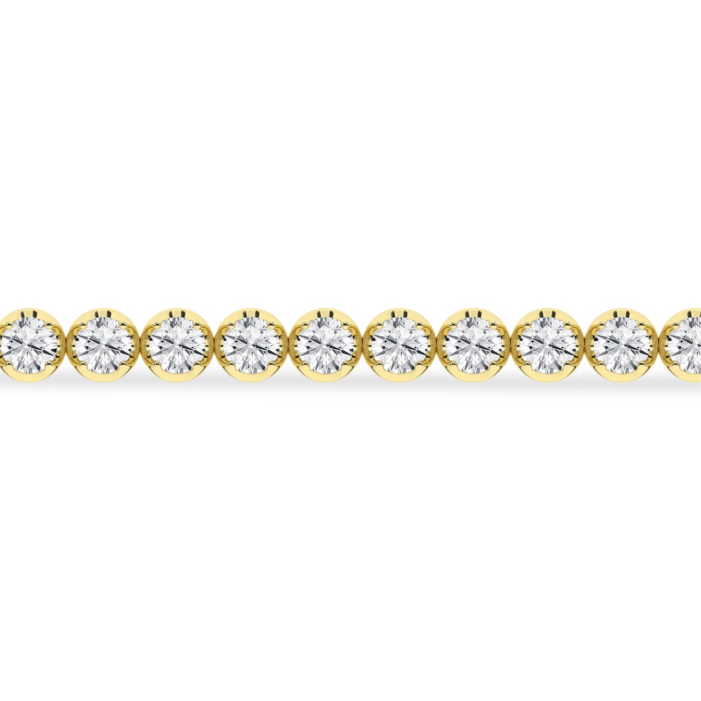 Lab Grown Diamond Crown Tennis Bracelet 3ctw