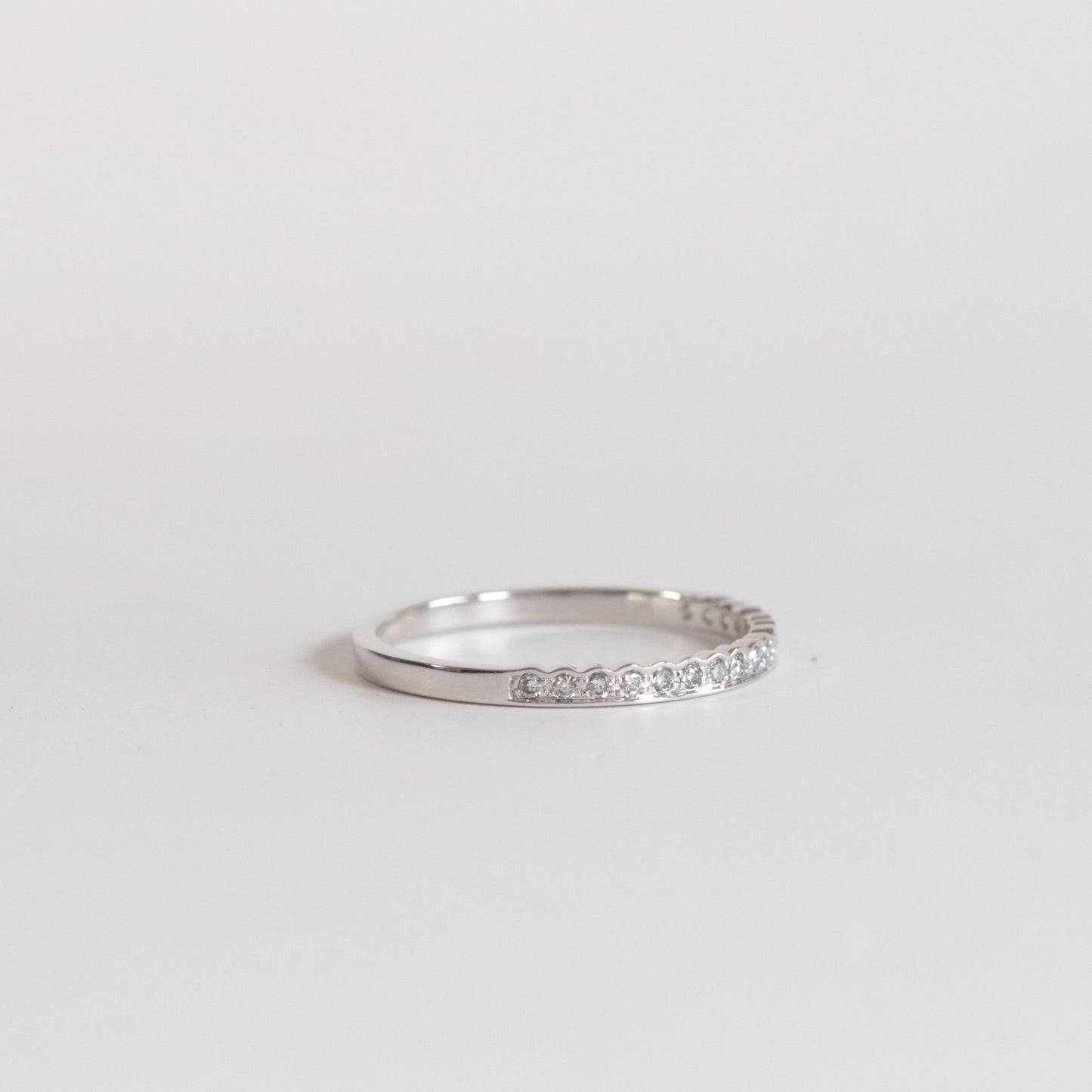 White Gold Diamond Band