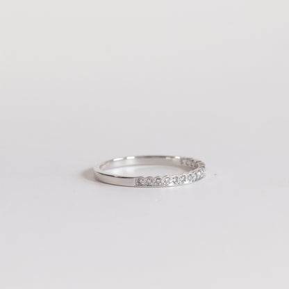 White Gold Diamond Band