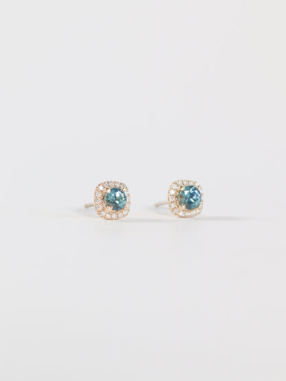 ‘Devony’ - Montana Sapphire Studs