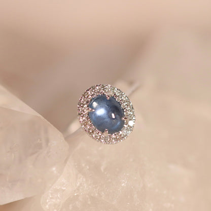 'Lune' Yogo Sapphire Ring - KE Design