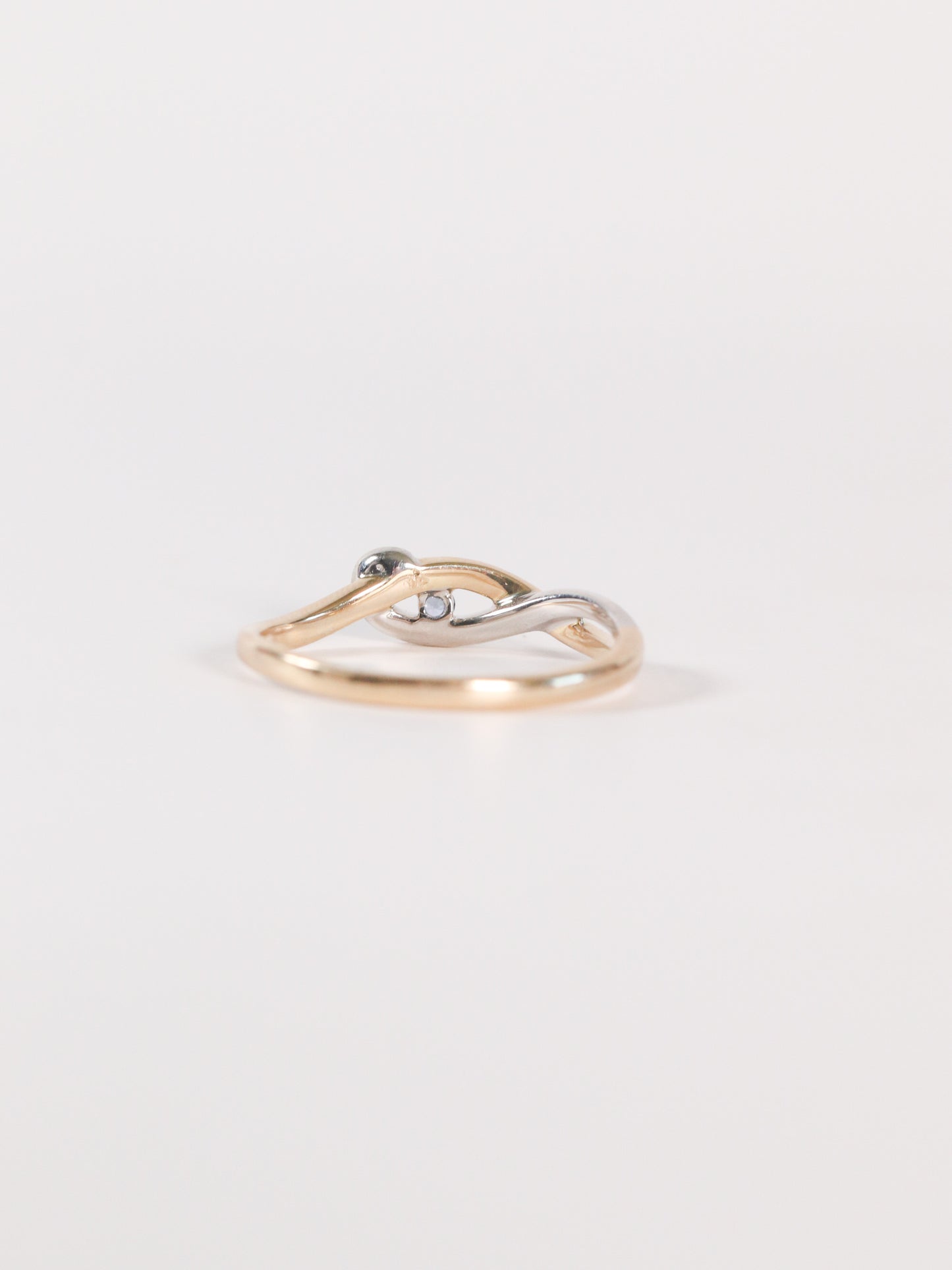 ‘Valeria’ -SPFJ Custom- Two-Tone Twirl Ring