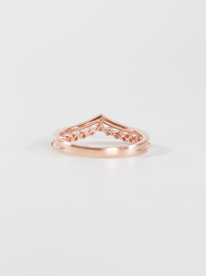 Rose Gold Double Contour Band