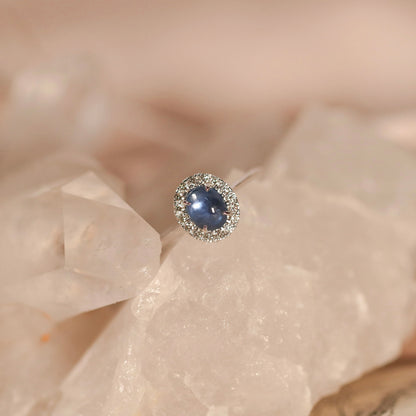 'Lune' Yogo Sapphire Ring - KE Design