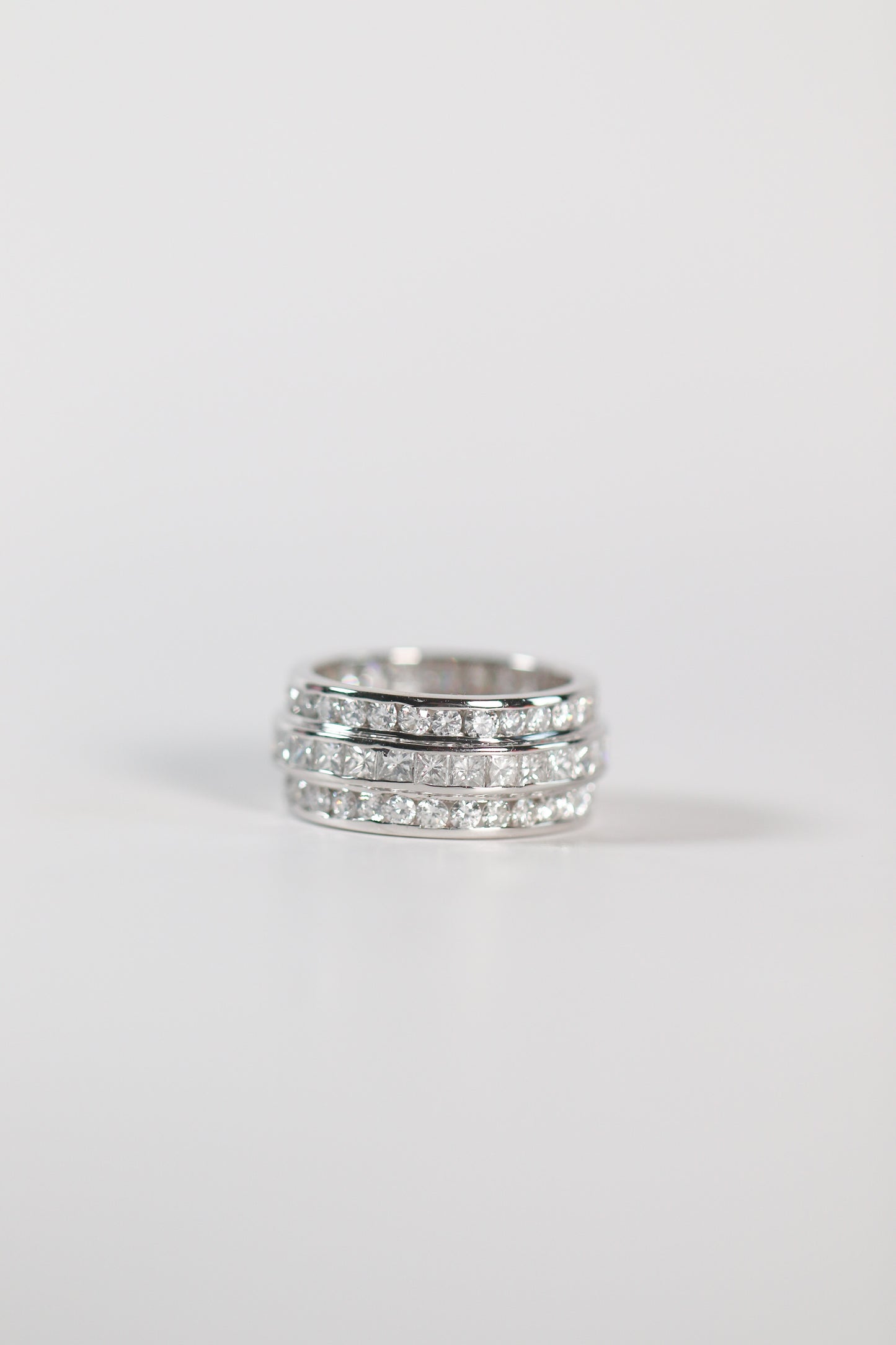 Three Row Eternity Band - Modern Estate