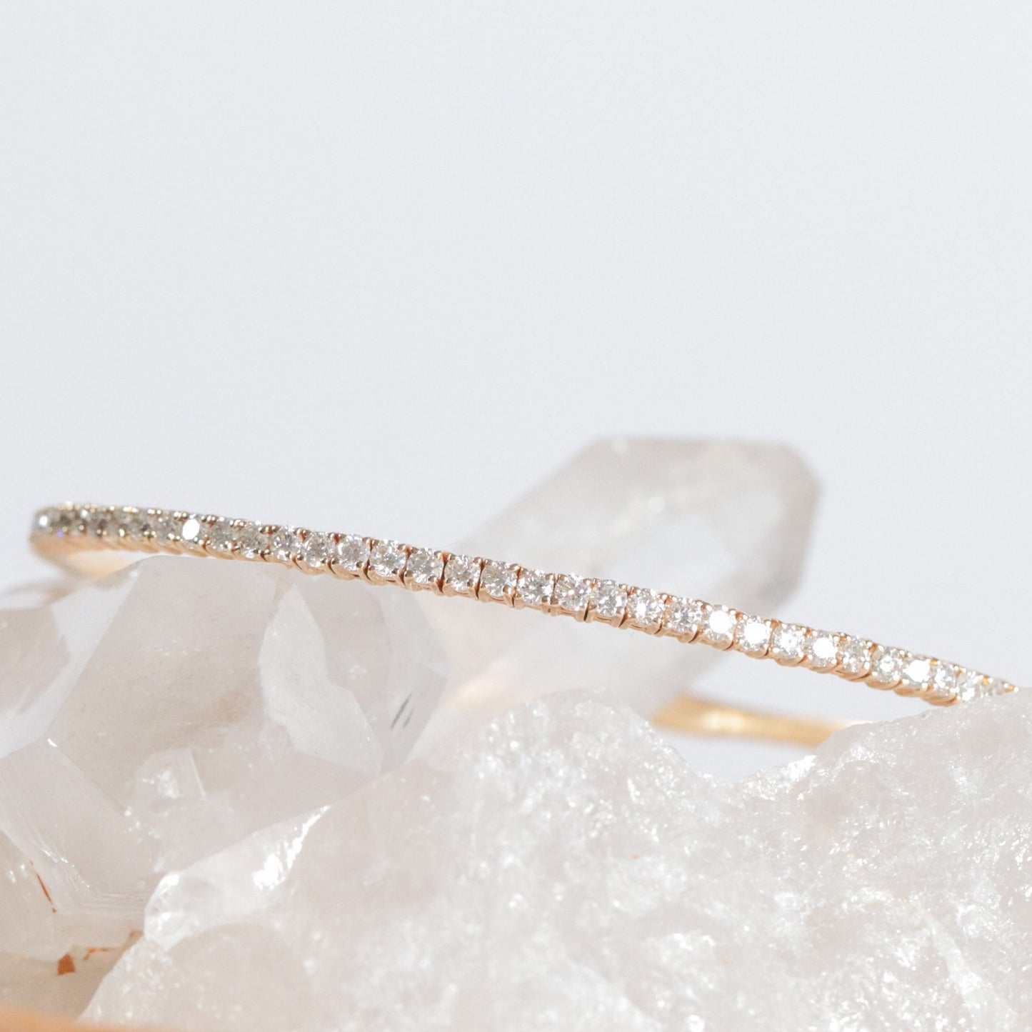 Diamond Flexi Bangle Bracelet