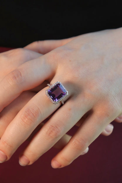 Amethyst Cocktail Ring