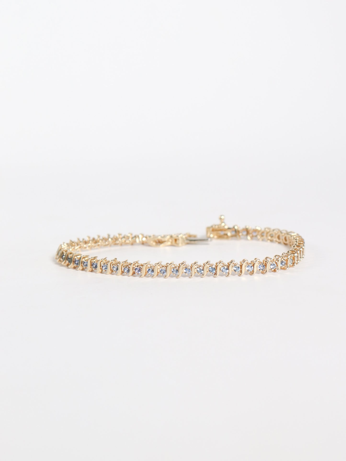 Yellow Yogo Sapphire Tennis Bracelet