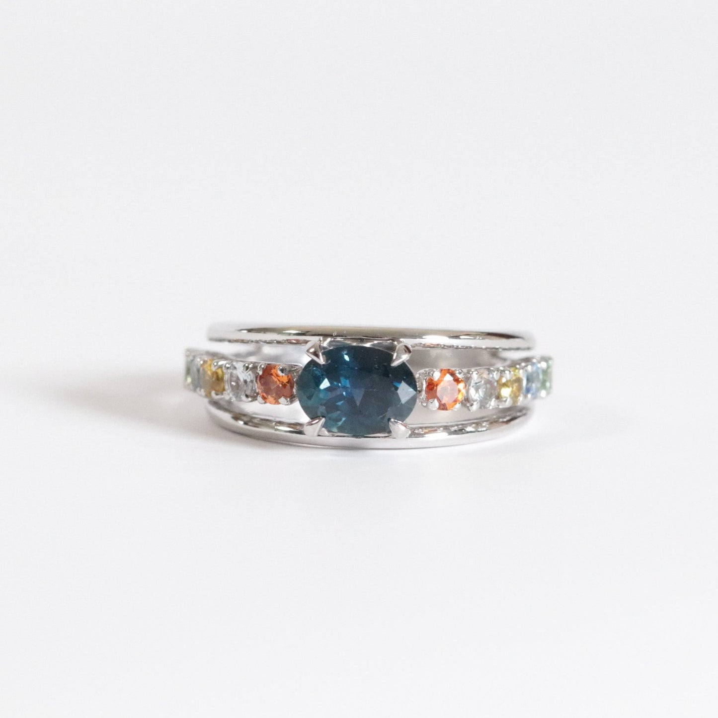 ‘Jora’ Montana Sapphire Ring - SPFJ Custom Collection