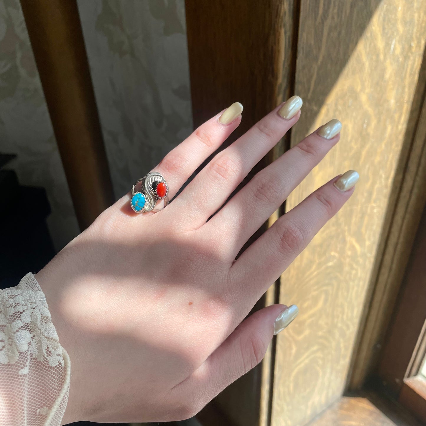 Morenci Turquoise Ring - Size 5.25