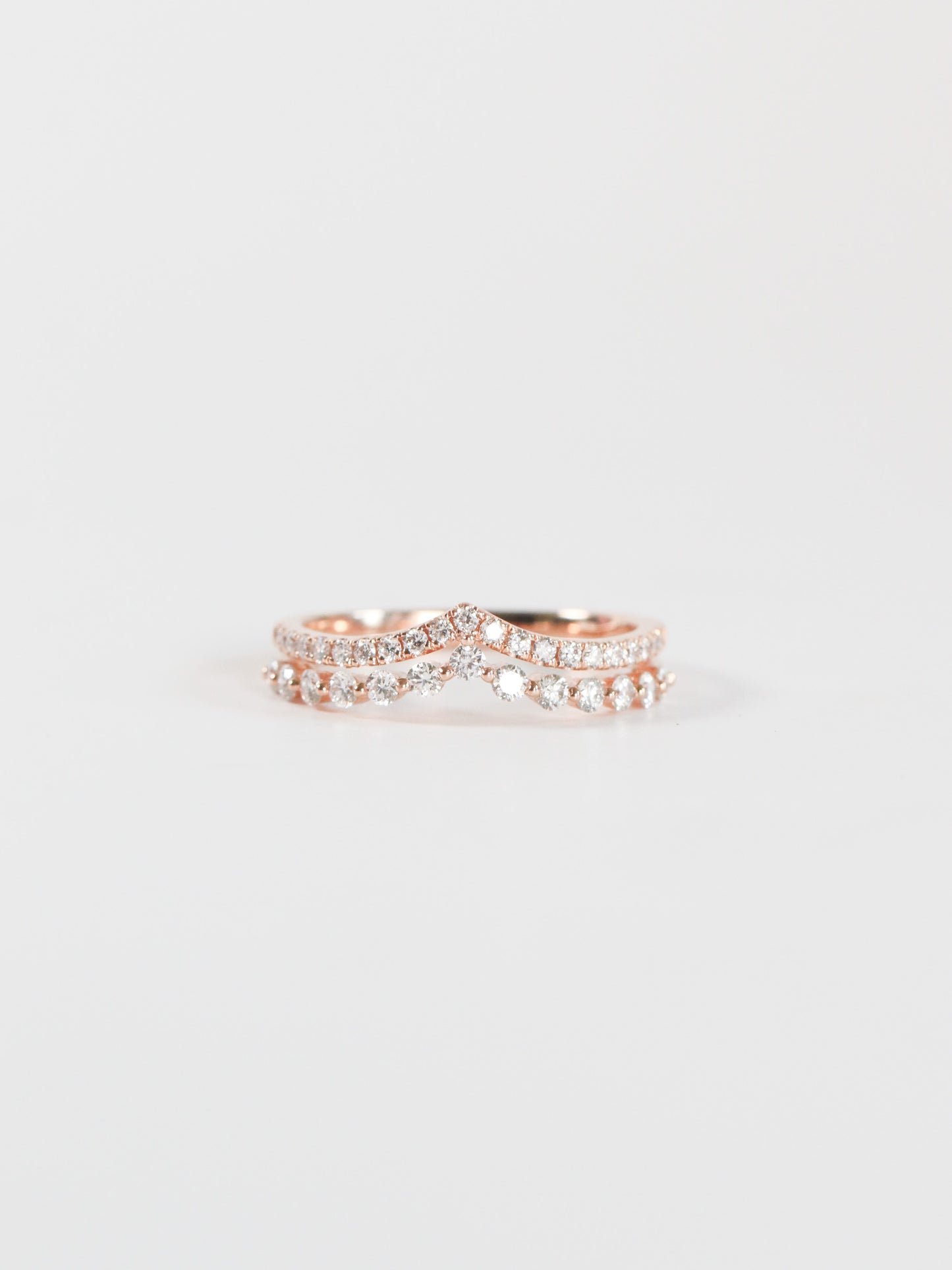 Rose Gold Double Contour Band