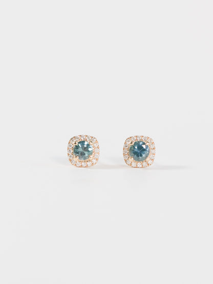 ‘Devony’ - Montana Sapphire Studs