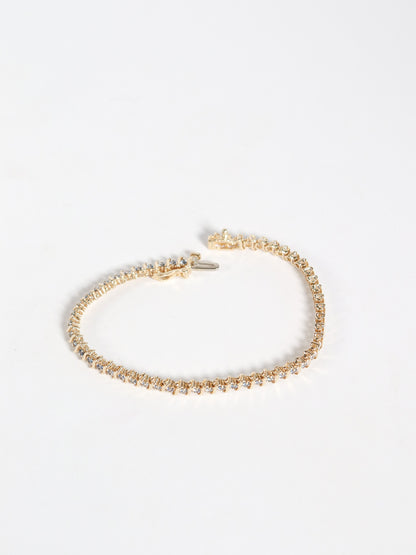 Yellow Yogo Sapphire Tennis Bracelet