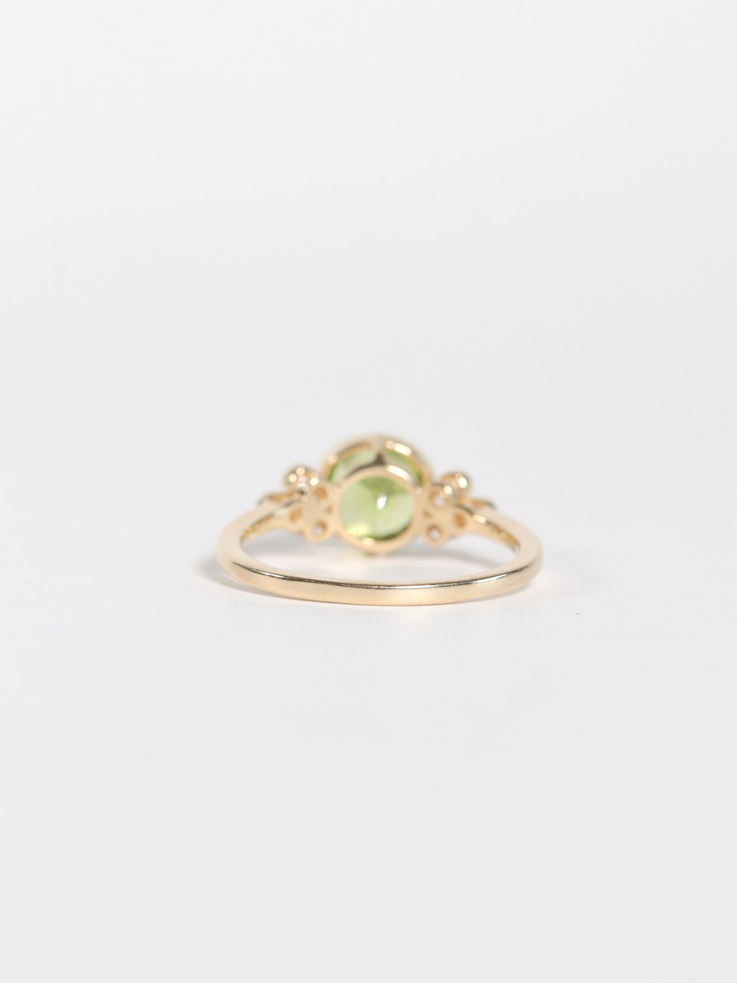 'Clover' -Peridot Ring