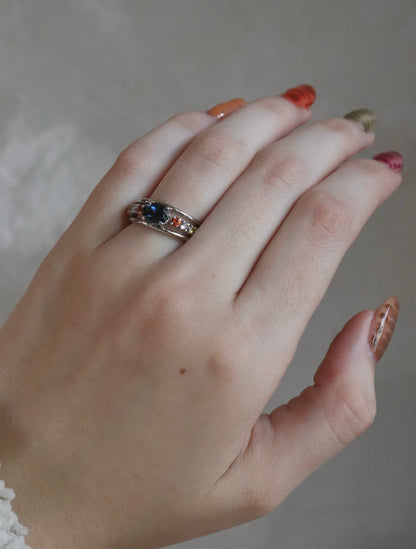 ‘Jora’ Montana Sapphire Ring - SPFJ Custom Collection