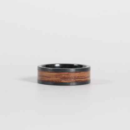 Black Ceramic with Oak Rye Inlay