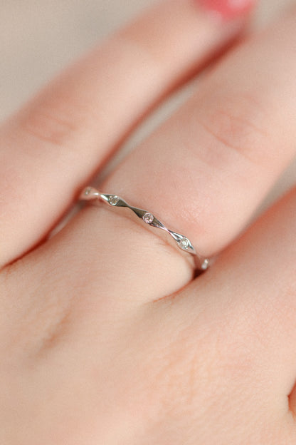 Stackable Diamond Band