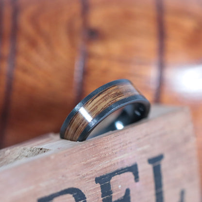 Black Ceramic with Oak Rye Inlay