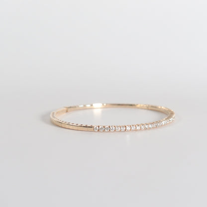 Diamond Flexi Bangle Bracelet