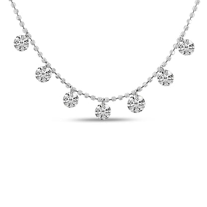 Dashing Diamonds 7-Stone Necklace