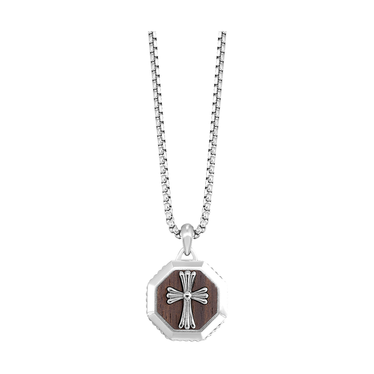 Steel White Pendant