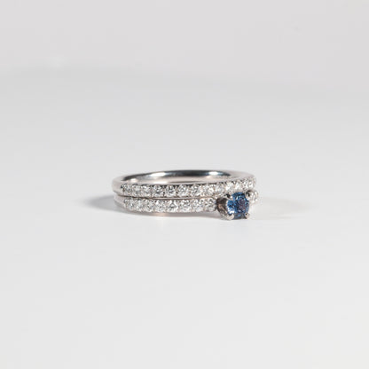 'Dakota' Yogo Sapphire Ring Set