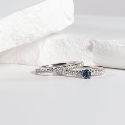 'Dakota' Yogo Sapphire Ring Set