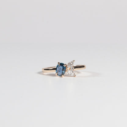 'Cynthia' Yogo Sapphire Ring - KE Design