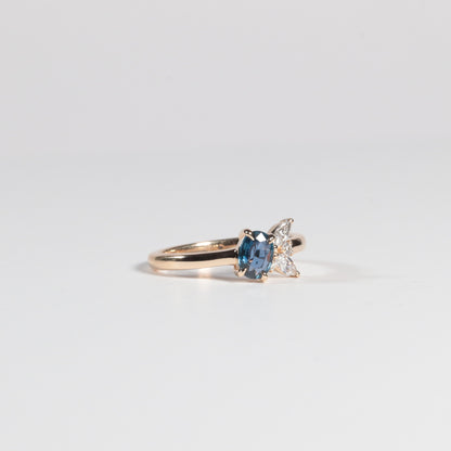 'Cynthia' Yogo Sapphire Ring - KE Design