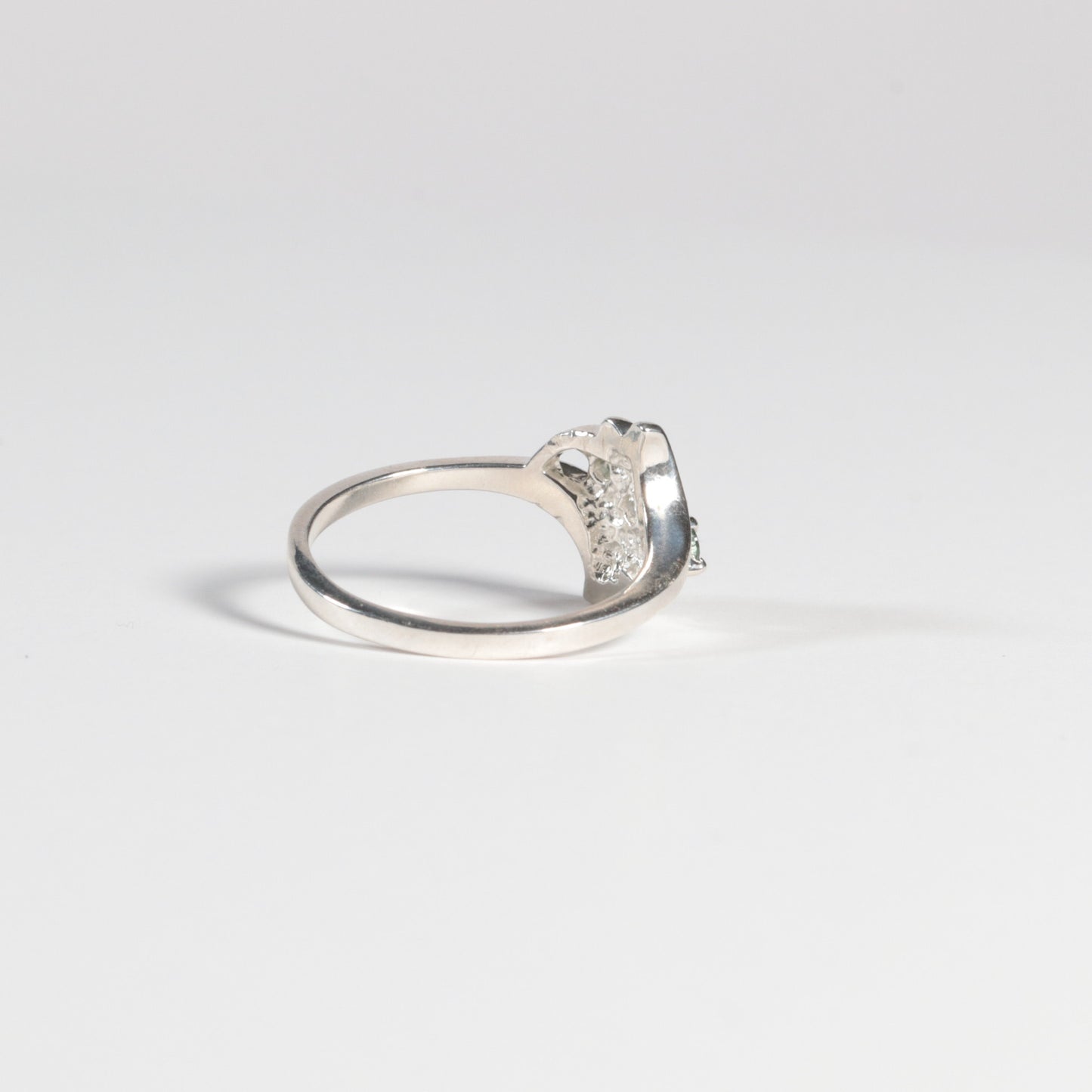 Sterling Silver Triple Montana Sapphire Ring