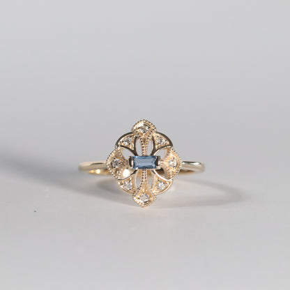 'Leilani' Yogo Sapphire Ring