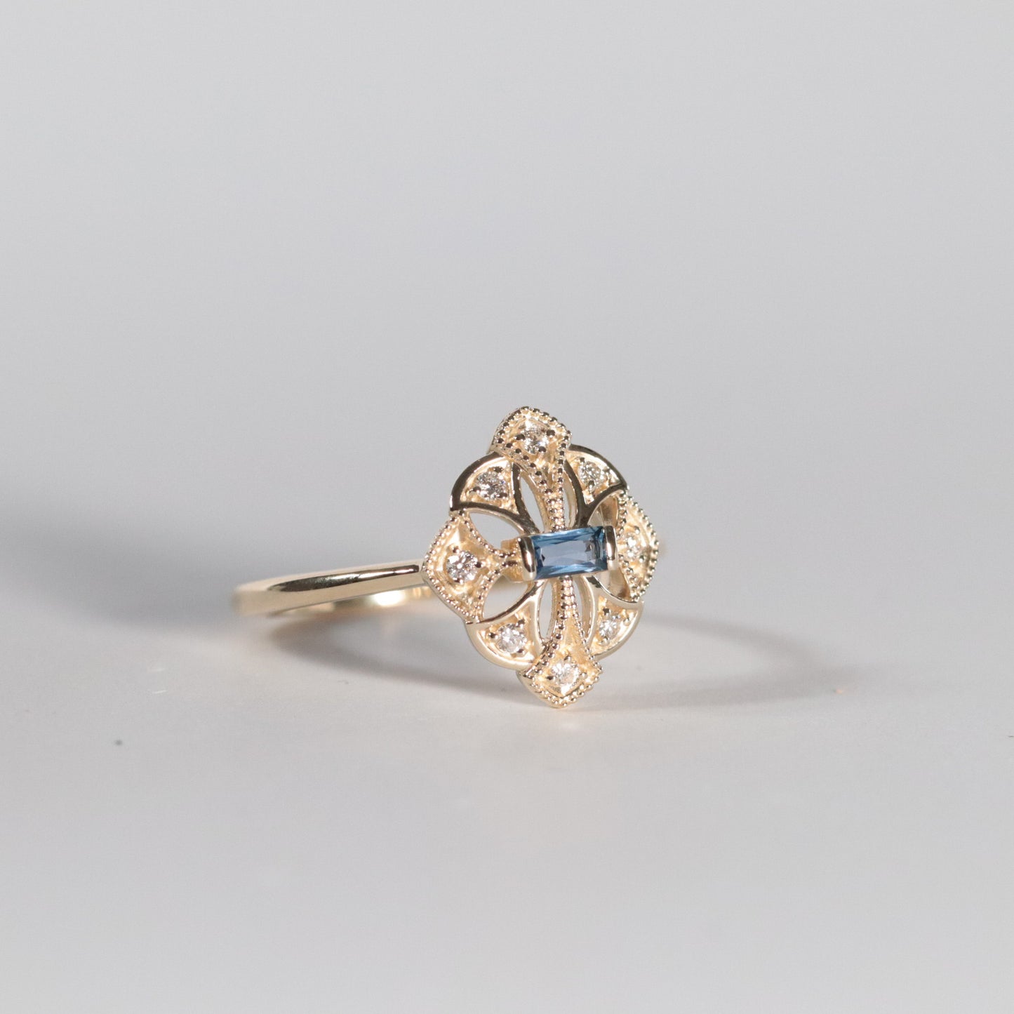 'Leilani' Yogo Sapphire Ring