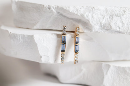 'Selena' Yogo Sapphire Earrings