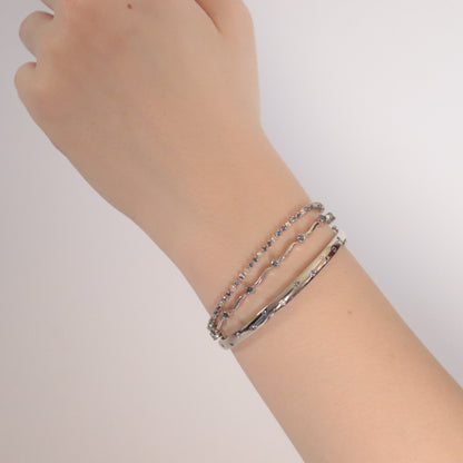 Yogo Sapphire + Diamond Trio Tennis Bracelet