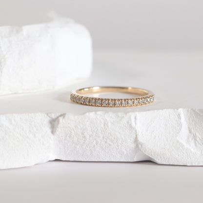 Diamond + Yellow Gold Band