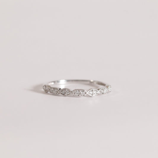 'Adaline' Diamond Stacking Band