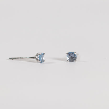 Yogo Sapphire Studs - 0.44 CTW