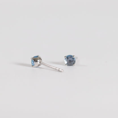 Yogo Sapphire Studs - 0.44 CTW