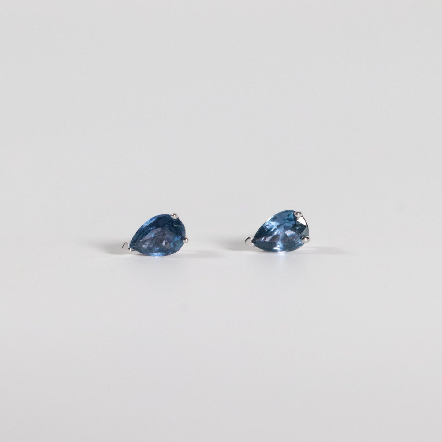 Pear Shape Yogo Sapphire Earrings