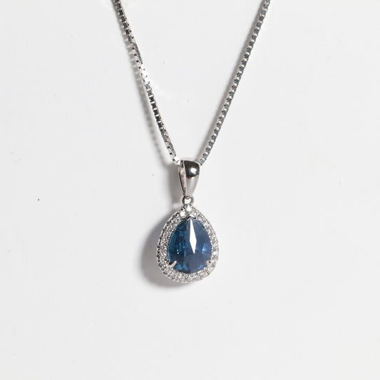 'Amanda' Yogo Sapphire Necklace