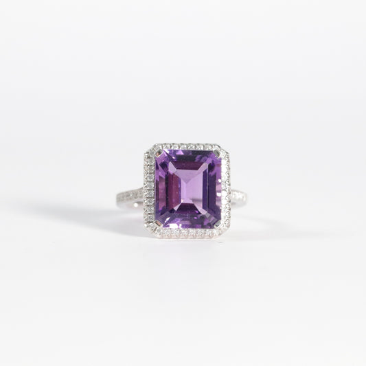 Amethyst Cocktail Ring