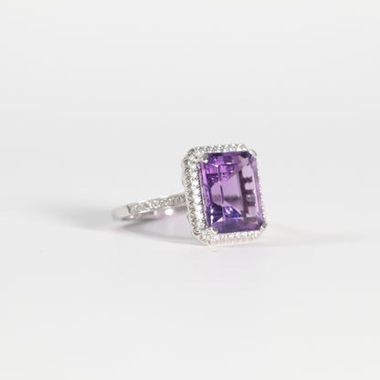 Amethyst Cocktail Ring