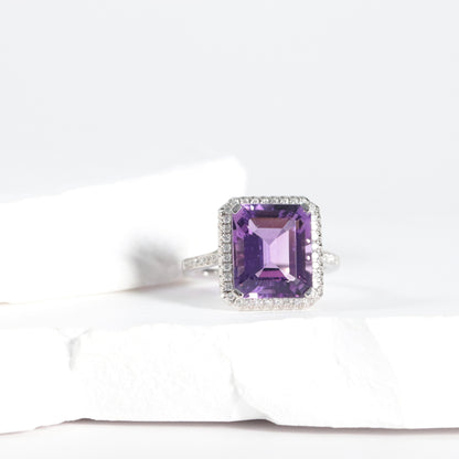 Amethyst Cocktail Ring